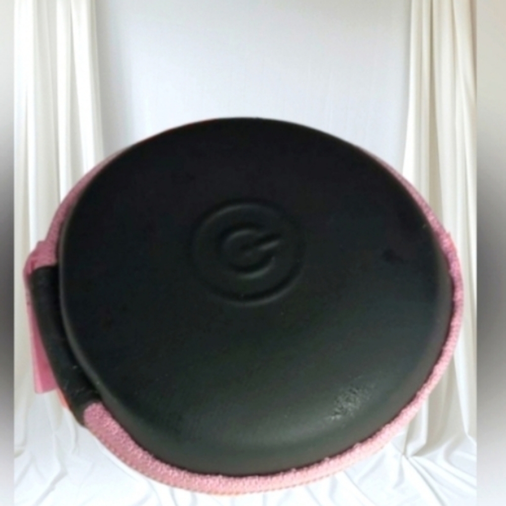 Mini Headphones Zipper Case Barbiecore Pink Trim Y2K - Picture 4 of 5